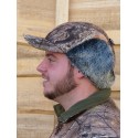 Casquette fourrée camo