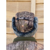 Casquette fourrée camo