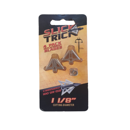 Lames rechange Slick Trick XTRICK  pour 4 pointes 100/150 GR